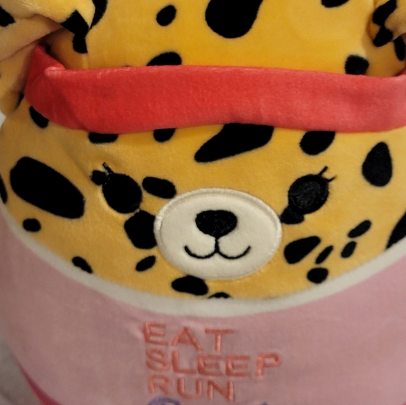 Lexi the Cheeta Eat Run Sleep Repeat Squishmallow 9" - Picture 3 of 4